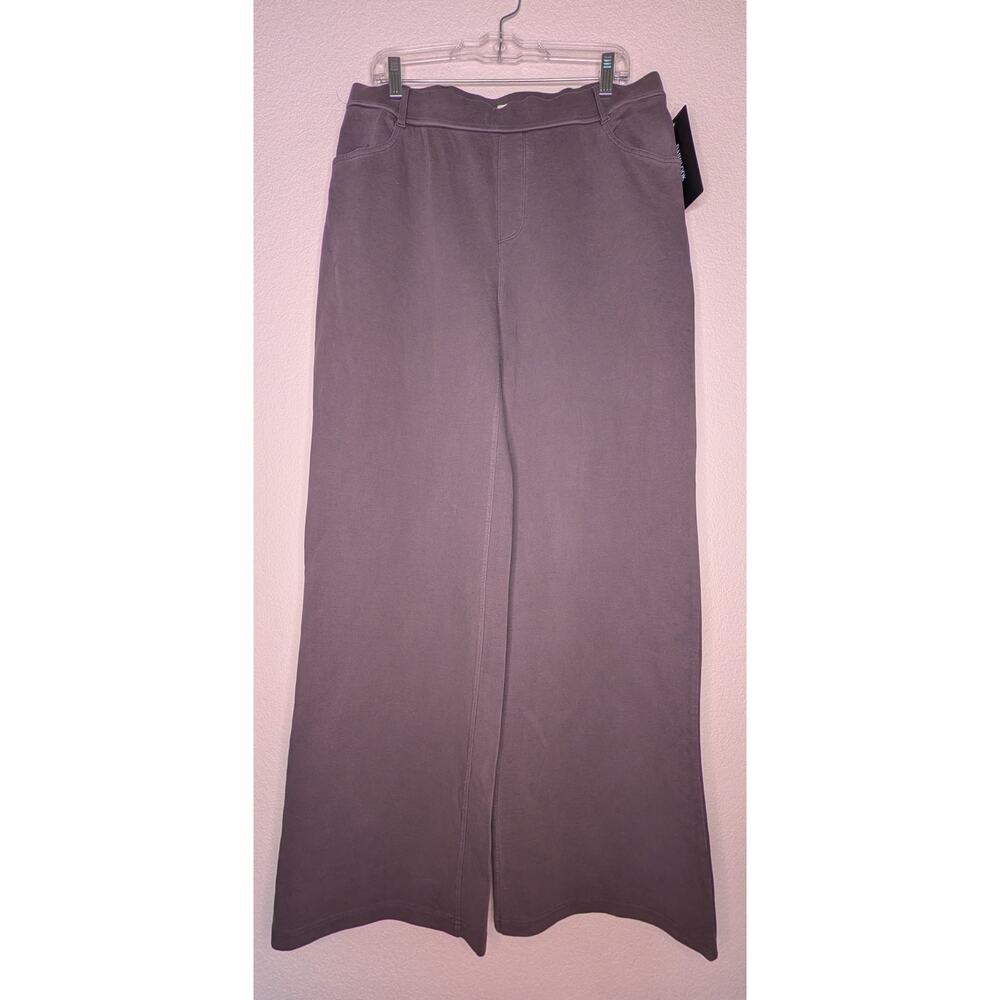 Weekend Los Angeles NWT Janessa Wide Leg Pants Gray XL Lounge Travel Casual